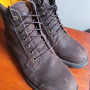 Timberland Redwood Falls WP Brown Full Grain Leather Boots Men's Sz USA 10